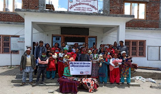 बर्थिङ सेन्टरमा सुत्केरी हुन आउने महिलालाई गाउँपालिकाद्धारा ५ हजार भत्ता