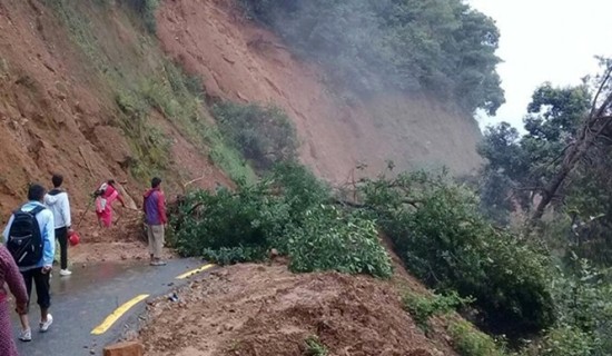 कालीगण्डकी कोरिडोर १७ घण्टादेखि अवरुद्ध