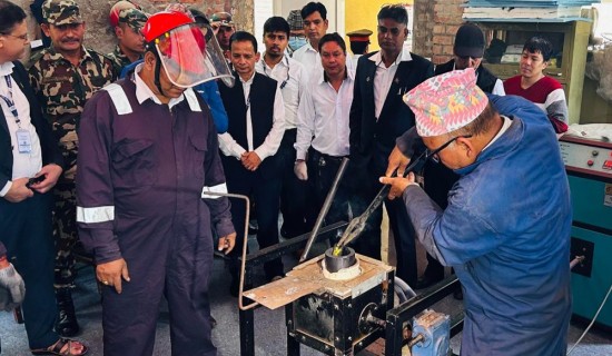 तस्करीको सुन गालेर जोख्दा ६० किलो ७१६ ग्राम