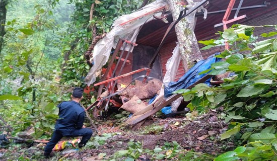 ट्रक दुर्घटना हुँदा ३ जना घाइते, दुईको अवस्था गम्भीर